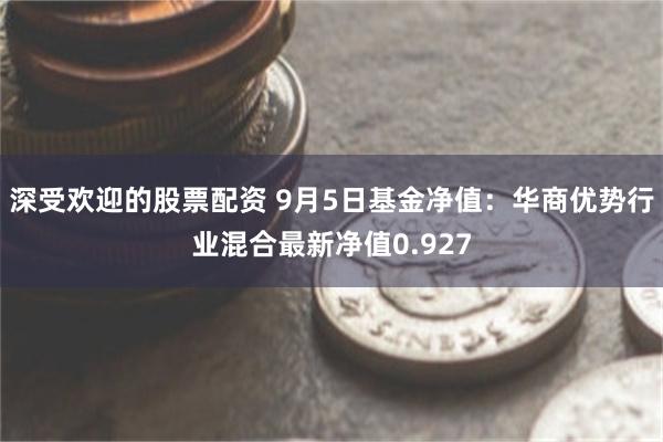 深受欢迎的股票配资 9月5日基金净值：华商优势行业混合最新净值0.927