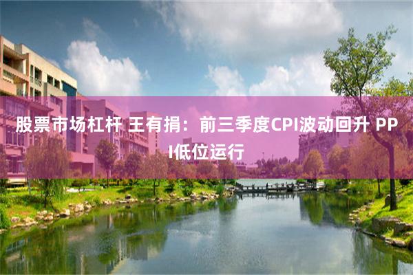 股票市场杠杆 王有捐：前三季度CPI波动回升 PPI低位运行